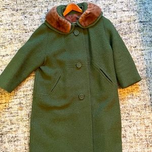 Vintage Green Coat